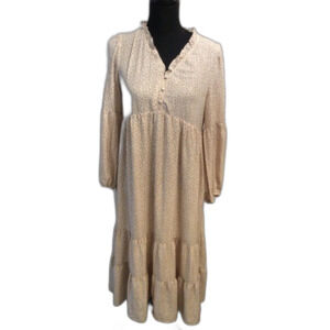 Carly Jean Los Angeles Cottagecore Prairie Floral Small Dress Ruffles Pockets